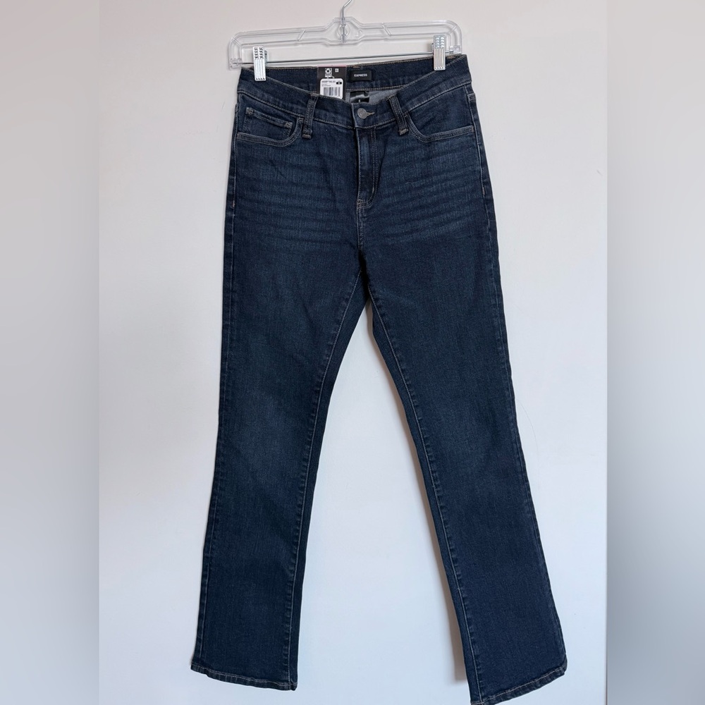 Express Medium Wash Bootcut Denim Jeans